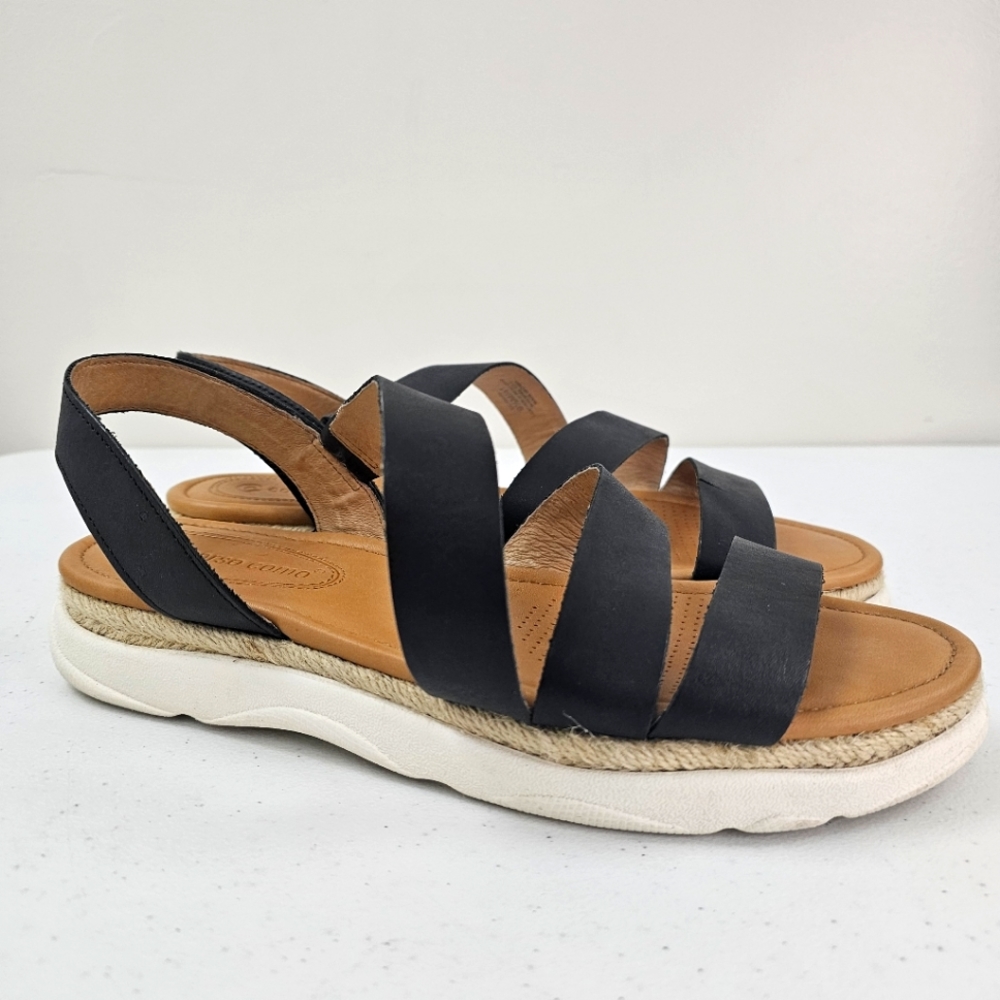 Corso Como Women's Black Yasha Espadrille Sandal Size 9.5 - Picture 1 of 6